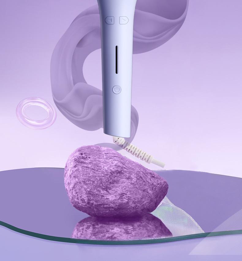 32mm Ceramic Automatic Rotating Curling Iron - Safe for Hair, Stylish Design