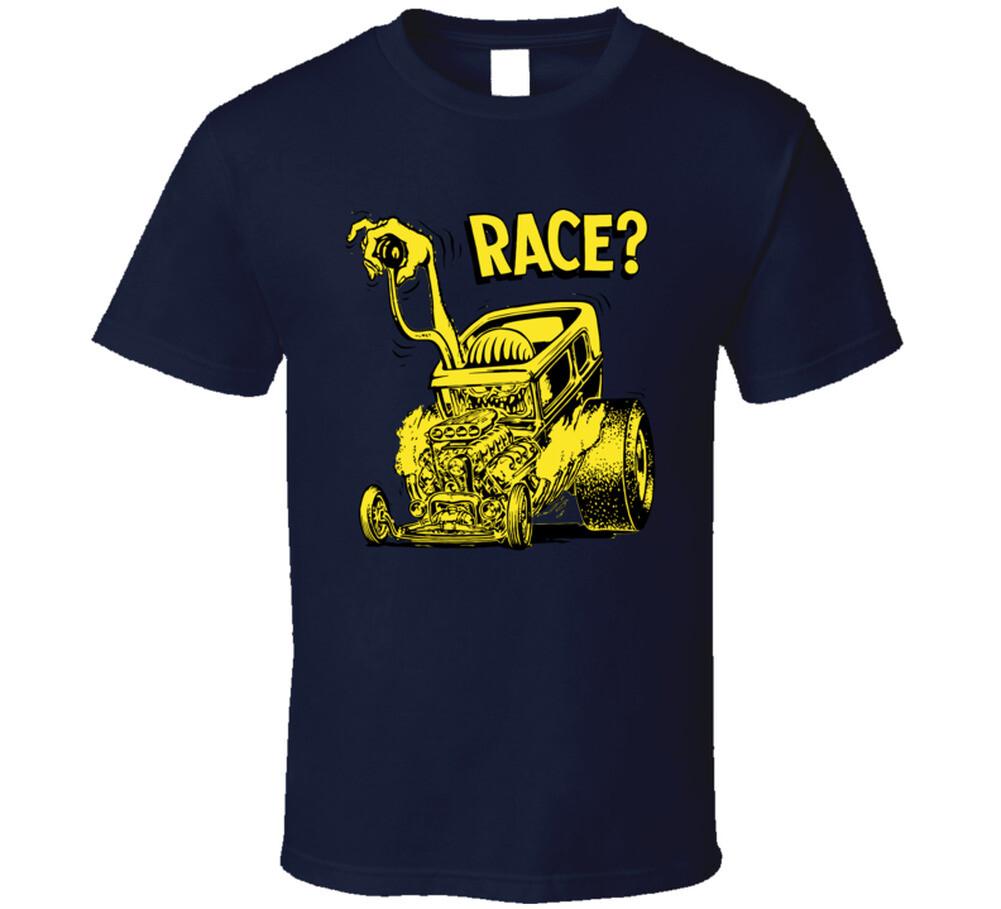 

Rat Fink Race vintage hot rod custom car T Shirt Mens Womens Tees Top 3XL
