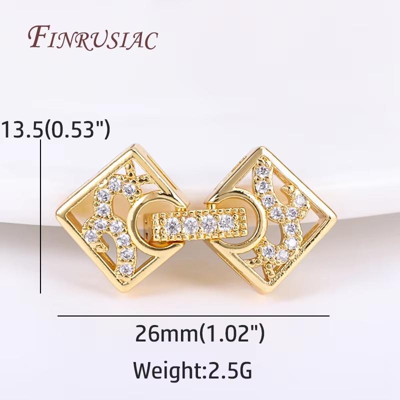 Pearl Clasps 18K Gold Plated Necklace Clasp For Jewelry Connectors DIY Bracelets Accessories,Locks For Jewelry Making Supplies