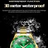 Nye topp herreklokker Green Water Ghost Quartz Span Luminous herreklokke