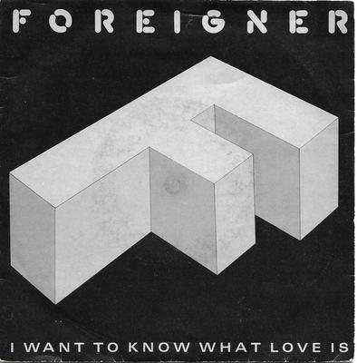 7inch Record FOREIGNER - I Want To Know What Love Is A9596 Atlantic 1984 UK Rock Used