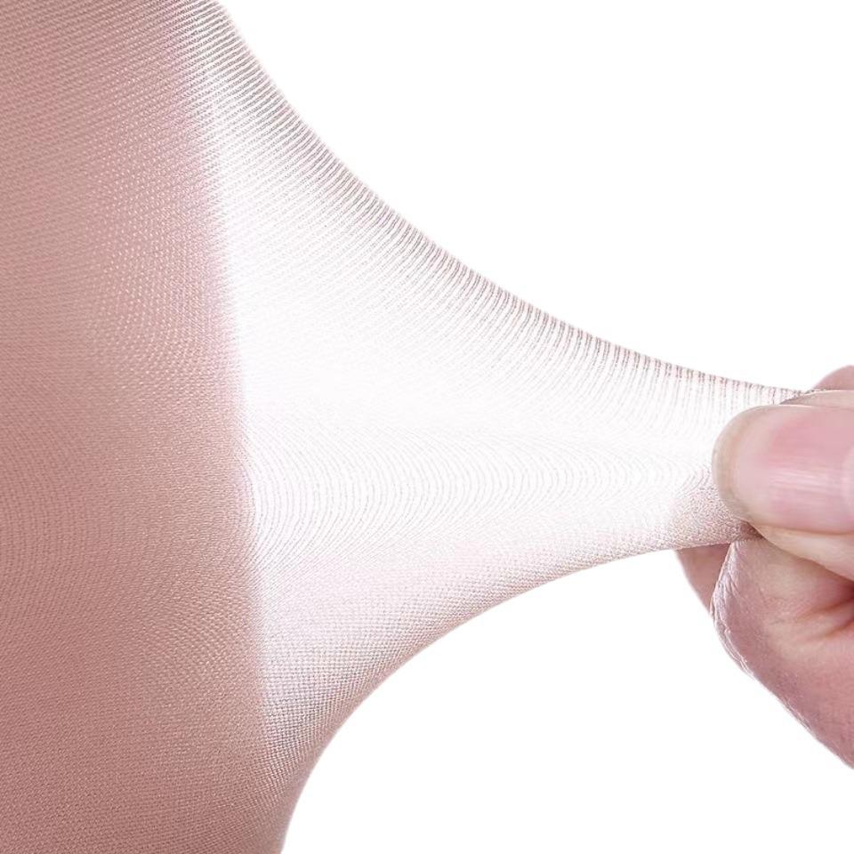 Lingerie, Solid-colour Sheer Stockings, Sexy Tights, No-slip Crotch Stockings, Women's Tear-away Transparent Socks