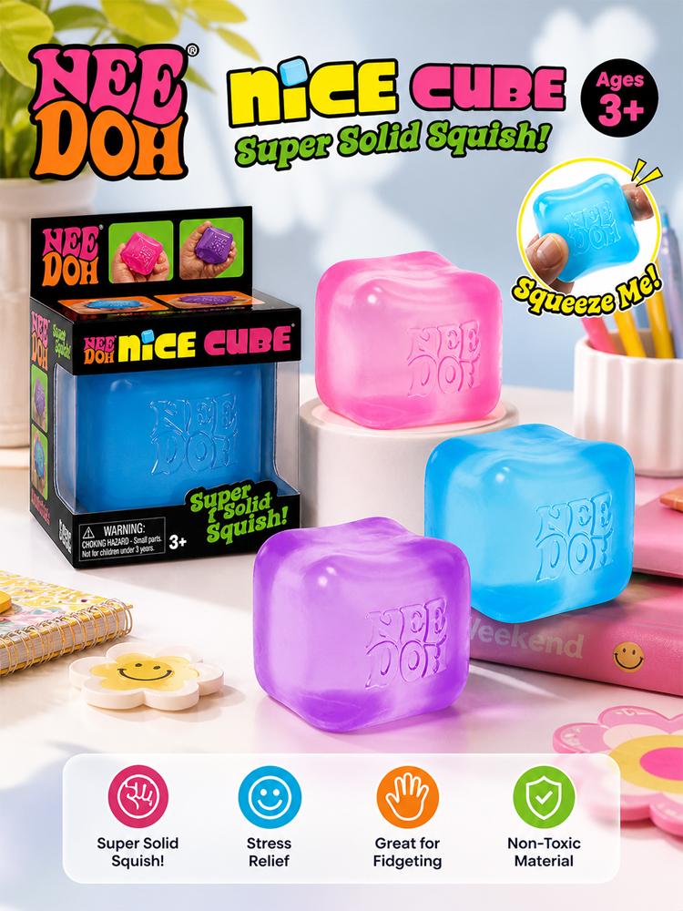 Schylling Nee Doh Palla Morbida Wonder Waves Palla Fidget Texturizzata Giocattolo Scatola Cieca da Spremere Sensoriale Sollievo dallo Stress Per Adulti Bambini Regali