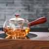 Heat-Resistant Glass Side-Handle Teapot