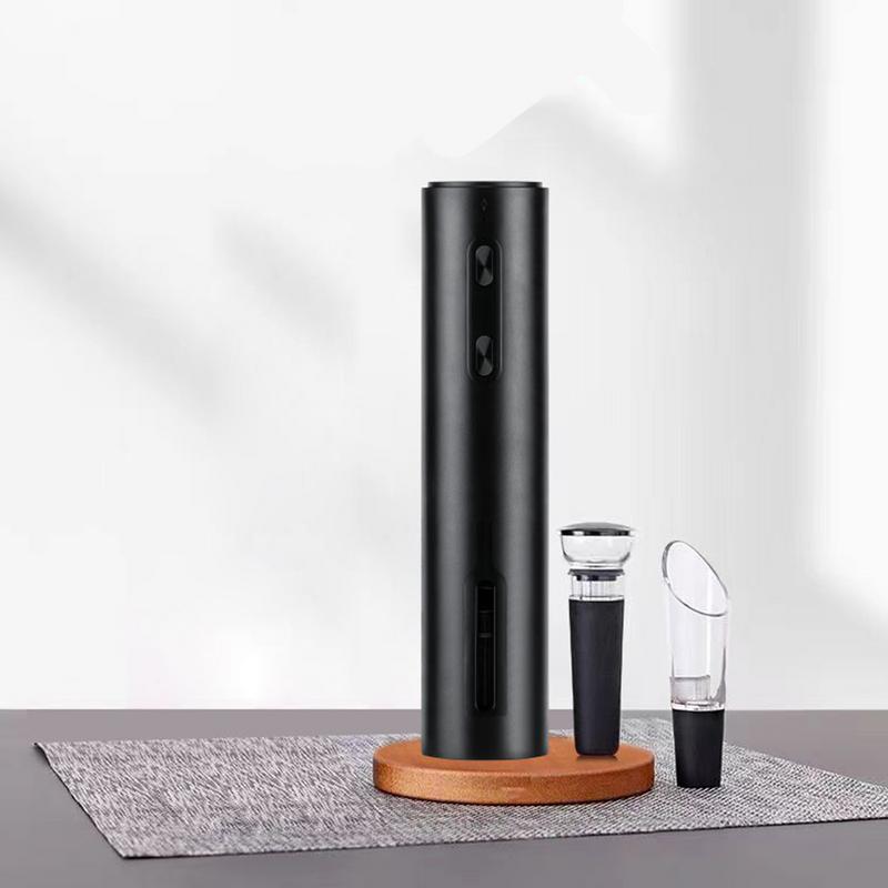 Deschizător electric de sticle de vin, Tirbușon pentru vin, Îndepărtător de dopuri de vin, Deschizător de vin automat, Deschizător de sticle de vin reîncărcabil, Baterie pentru deschizător de sticle de vin