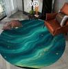 Round Purple Starry Sky with Gold Speckles Pattern Area Rug Dreamy Cosmic Print Carpet for Living Rooms Bedrooms Cozy Spaces