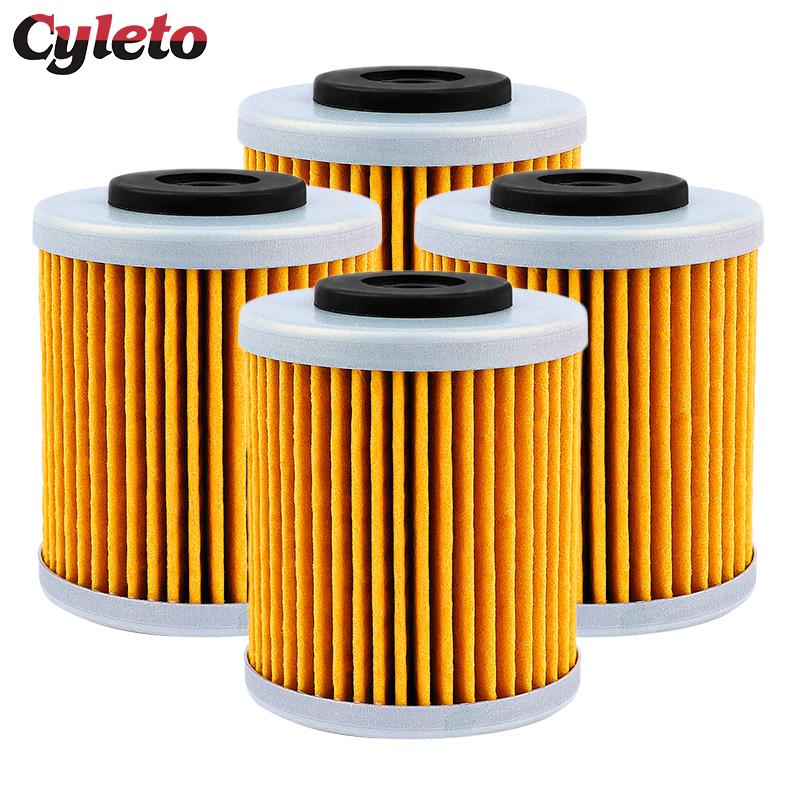 2/4/6 Pcs Cyleto Motorcycle 1st Engine Oil Filter for KTM SMCR SMC R 690 Enduro R 2012- Duke 690R 12-19 690 Rally 2007-2010