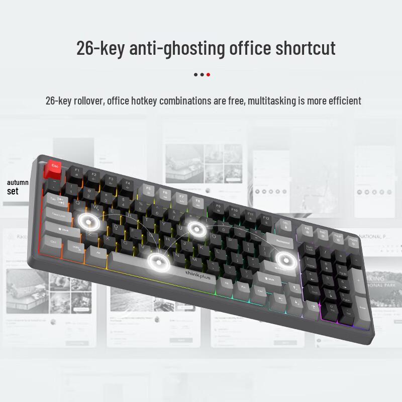 Lenovo ThinkPlus K5098 Wired Silent Mechanical Feel Keyboard