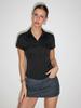 French Satin Premium Slim-fit Short-sleeved Shirt Women's Waist Slim Lapel Commuter Business Spice Girl Style Top