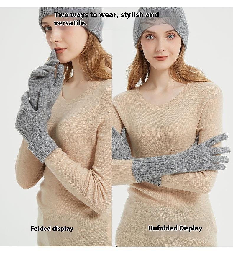 Premium Quality 100% Pure Cashmere Knitted/Woven Winter Hat for Girls and Women Fashion Accessories