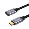 USB-C 3.1 Gen 2 Male To Female Elbow Video Dock Extension Cable, PD 100W