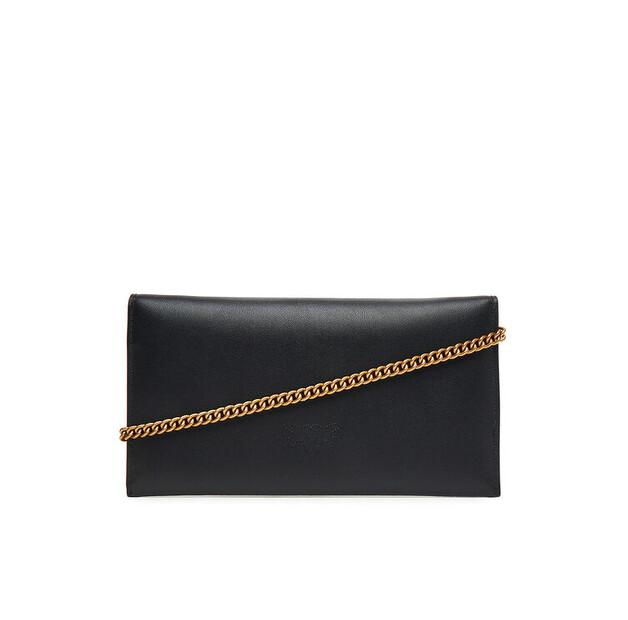 Handbag PINKO Flat Purse Mini AI 25-26 PCPL 105347 A0F1 Black