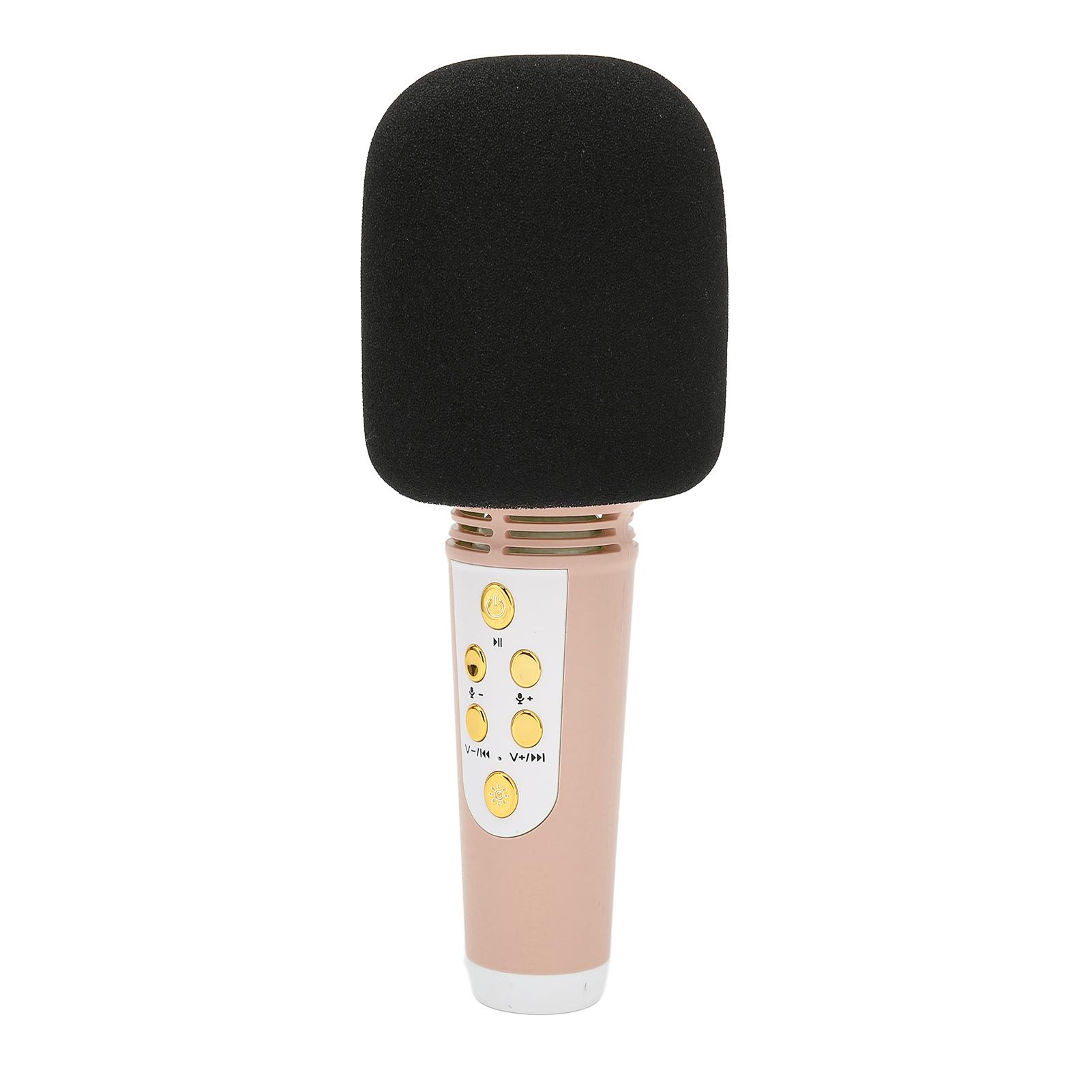 

L818 беспроводной микрофон беспроводной Bluetooth микрофон с мощным динамиком для автомобильной вечеринки ПК Все розовый