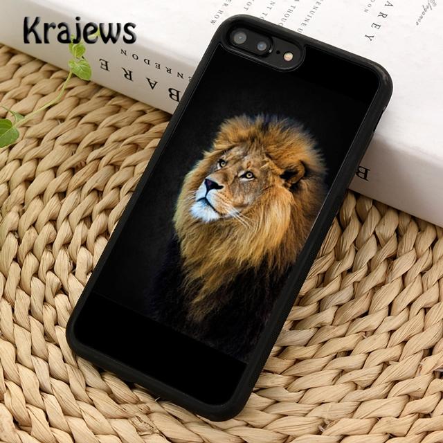 Krajews African Lion Soft Phone Case Cover For iPhone 14 5 6s 7 8 Plus X XR XS 11 12 13 Pro Max Samsung Galaxy S21 S22 Ultra