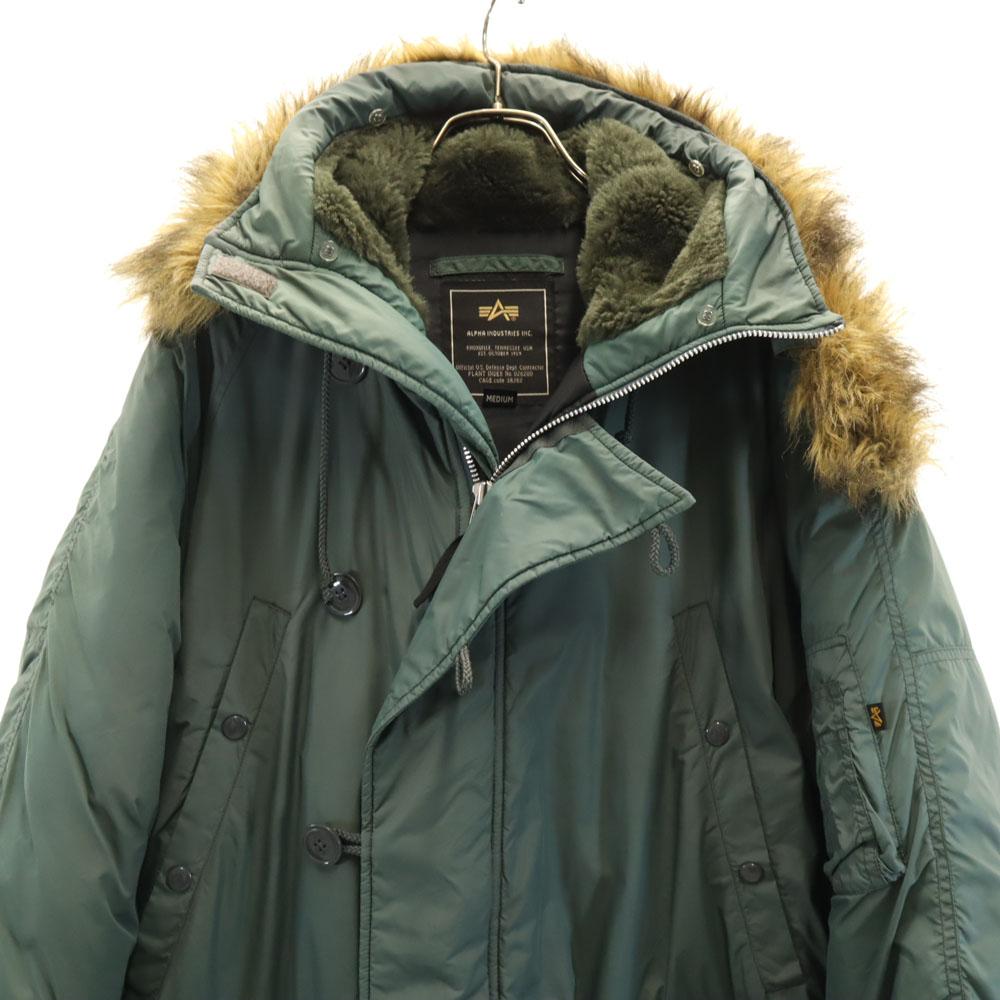 ALPHA INDUSTRIES INC N-3B Flight Jacket M Khaki Men's Used