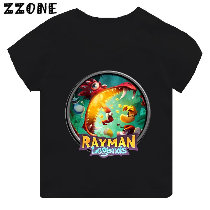 Rayman Legends Adventures Gioco Stampa Maglietta Bambini Divertente Vestiti Ragazze Neonati Maschi T-shirt Manica Corta Top BambiniTH5886