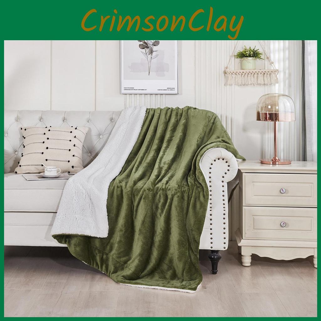 Polyester Plush Thick Fleece Blanket With Double Layer Warmth For Home Use Sleep