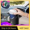Car Stickers For Alfa Romeo For Alfa Romeo Leather Car Door Water Cup Holder Back Seat Drink Rack Leather Storage Box Accessorie