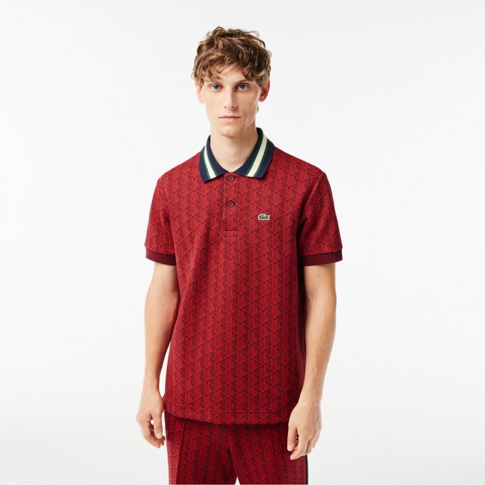 

LACOSTE Мужской полосатый воротник с монограммой DH1417 53N SWM