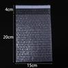 10-50pcs Self-sealing Bubble Foam Mailers Bag Transparent  Shockproof Double Film Cushioning Bag Envelope Packaging Shipping Bag