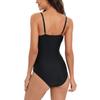 Women's One-piece With Chest Pad Without Steel Bra Swimsuit Color Swimsuit
