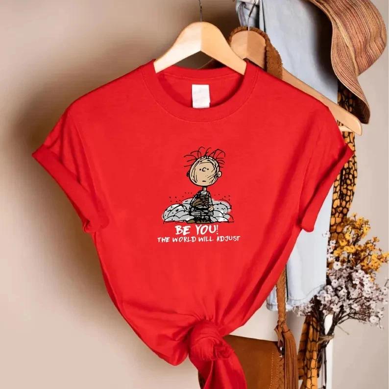 Be You The World Will Adjust Shirt, Inspirational Quote Tee 4XL