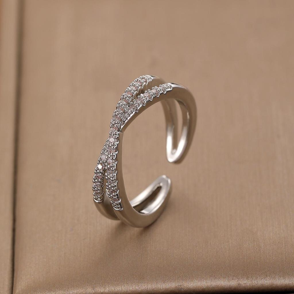 High-End Cross-Border Fashion Bow Ring for Women - European & American Style Open Index Finger Accessory