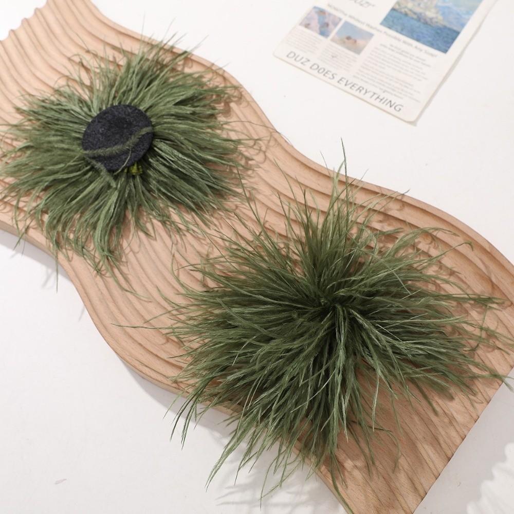 Multi-Color Ostrich Feather Accessory DIY DIY Handmade Accessory  Garment Embellishment