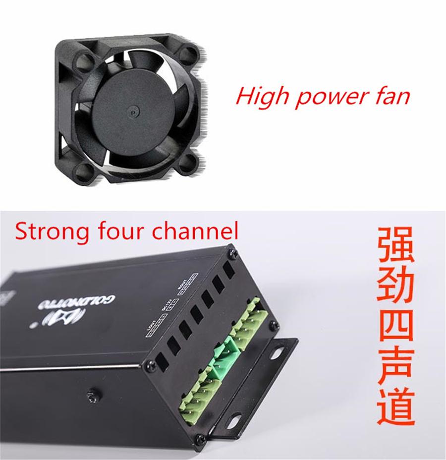 12V High Power Car Speakers Audio Amplifier Mp3 Player Bluetooth For Motorcycle Atv Fm Radio Usb Aux Music Sound System