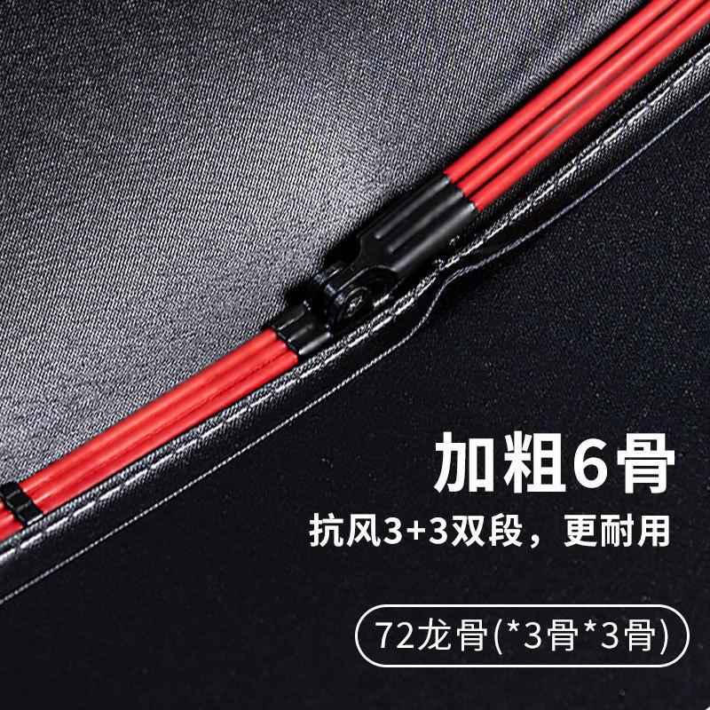 11 bone wooden handle business umbrella, fully automatic one-click opening and receiving, printable advertising umbrella manufacturer spot wholesale