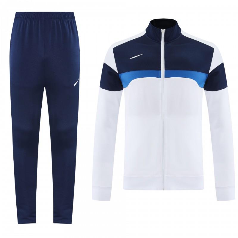 AJ Tracksuit Set Long Zip Football Training Suit No Team Men Women Sportswear