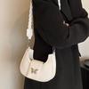 Versatile Bag Women S   Chain Simple Shoulder Bag Casual Crescent Bag