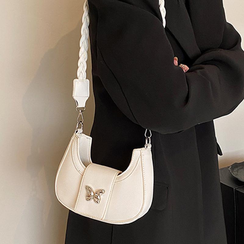 Versatile Bag Women S Chain Simple Shoulder Bag Casual Crescent Bag