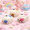 Jouet anti-stress - Chats kawaii mignons - Lot de 3 - PVA ultra-souple 8 cm - Couleurs assorties