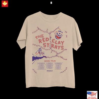 The Red Clay Strays Tour 2025 Fall Beige T Shirt Full Size S-5XL