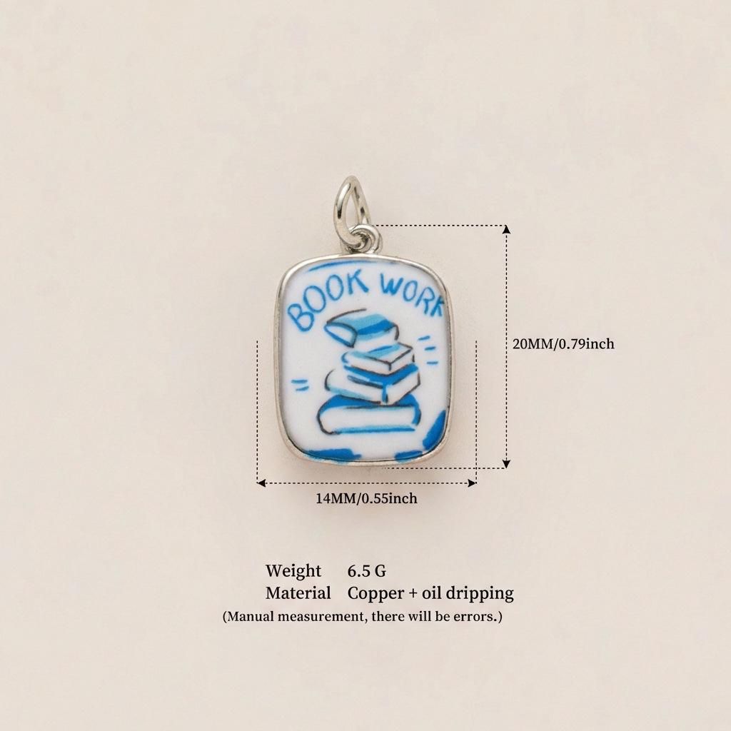 2025 Autumn Totoro Bow Knot Fireman Pendant Necklace