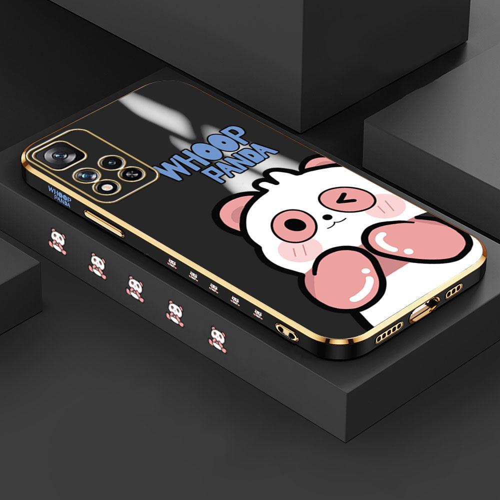 Für Redmi Note 13 Pro 12 Pro 12S 11 Pro 11S 10S OPPO A38 A77s A96 Realme C33 C65 OnePlus Cartoon Niedlich Panda Weiche Beschichtete TPU Handyhülle