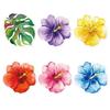 Themed Summer Colorful Flowers Leaf Patterns Paper Placemats Party Decorations