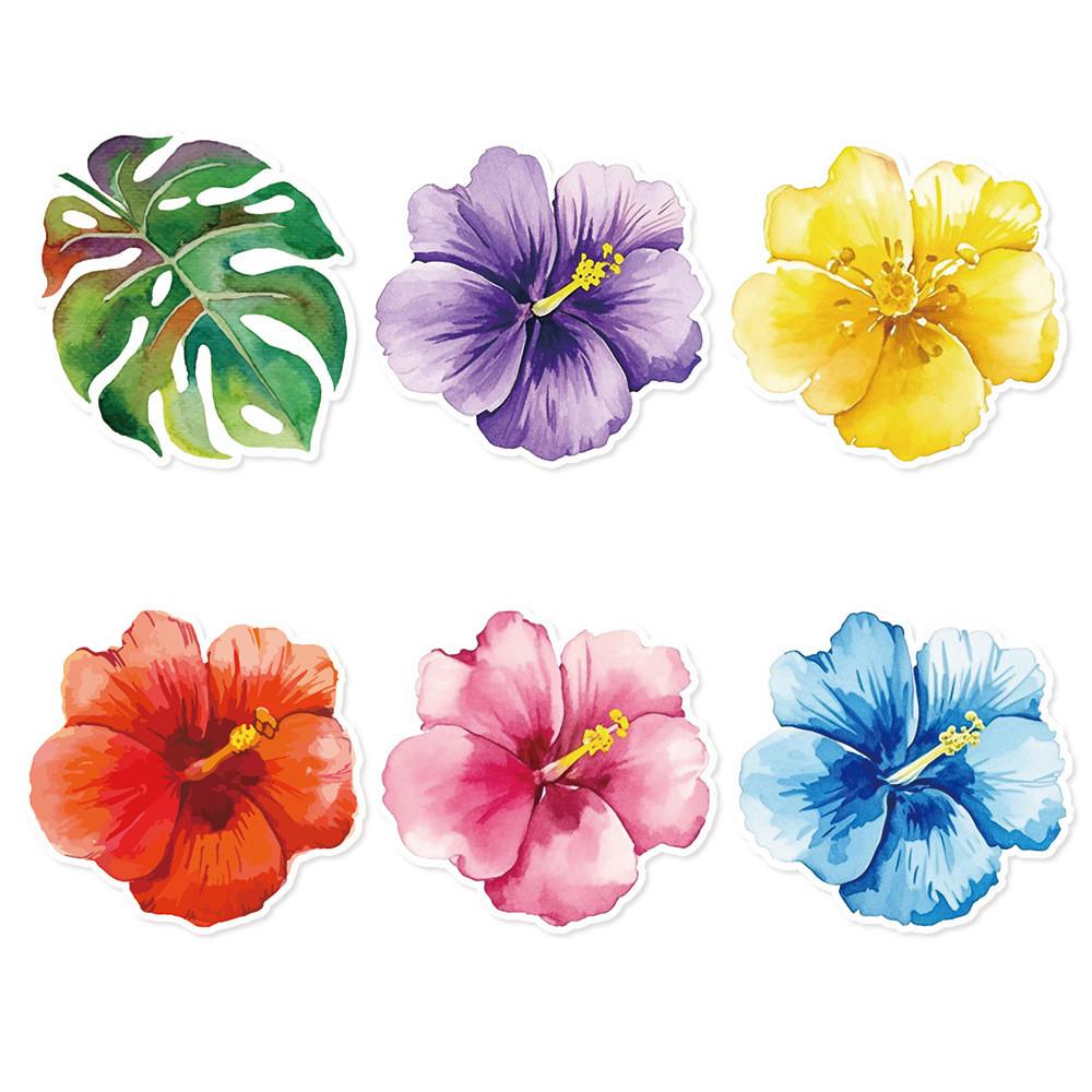 Themed Summer Colorful Flowers Leaf Patterns Paper Placemats Party Decorations