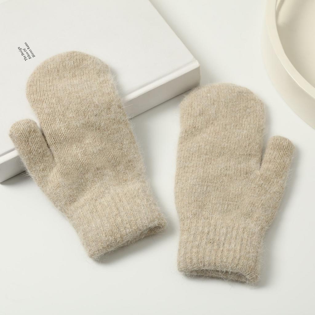 Women's, Full Finger Gloves, Velvet Gloves, Thick Gloves, Couple Gloves, Knitted Gloves, Warm Gloves, Soft, Breathable Gloves