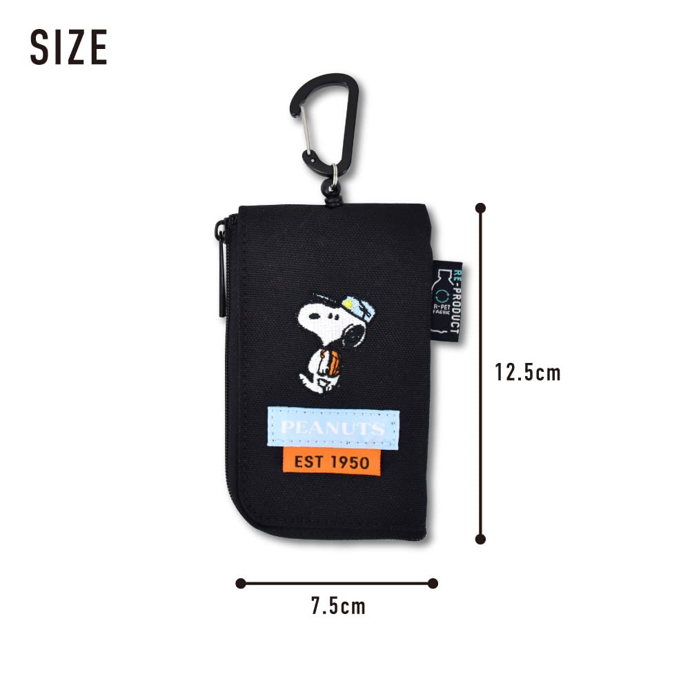 Key Key Commuter Pass Smart Cute Black [Marimo Craft] Case, Case, Reel, Case, Key, Car, Bicycle, Women's, Men's, Commuting, School, Travel, Adults,