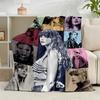 1PC Taylor music Flannel Blanket Gift, Suitable for Both Men And Women, Soft Ideal for Beds And Sofa, Birthday Or Christmas Gift