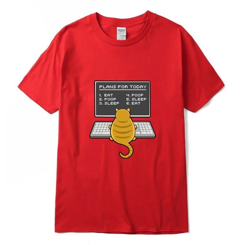 Summer Men's High Quality T-shirt Cotton Funny Programmer Print Casual Loose Cool T Shirt O-neck Male T-shirt Male Tees Shirt