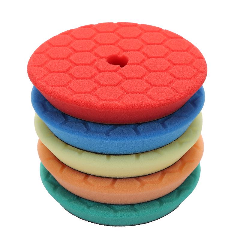 Hexagonal Turtle Pattern Polishing Sponge Pad for Cars and Furniture