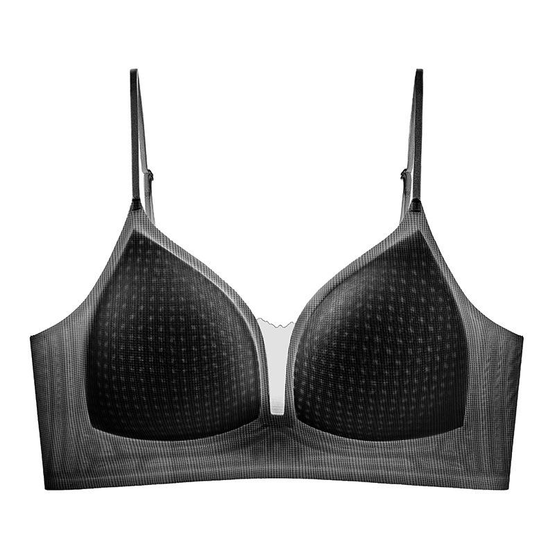 Small Breasts Show Large and Seamless Women Gather Soft Support Women's Bras Without Steel Rings, Comfortable and Beautiful Back Bras
