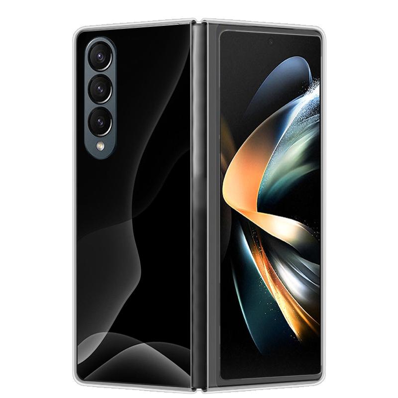 For Samsung Z Fold 4 Case ZFold 5 4 5G Hard Transparent Phone Cover For Samsung Galaxy Z Fold4 Fold5 Shockproof Bumper Fundas