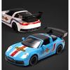 1/32 Porsche 911 Targa 4S Martini Racing Edition Sports Car Alloy Metal Diecast Model Car Sound & Light Pull Back Vehicles Gifts