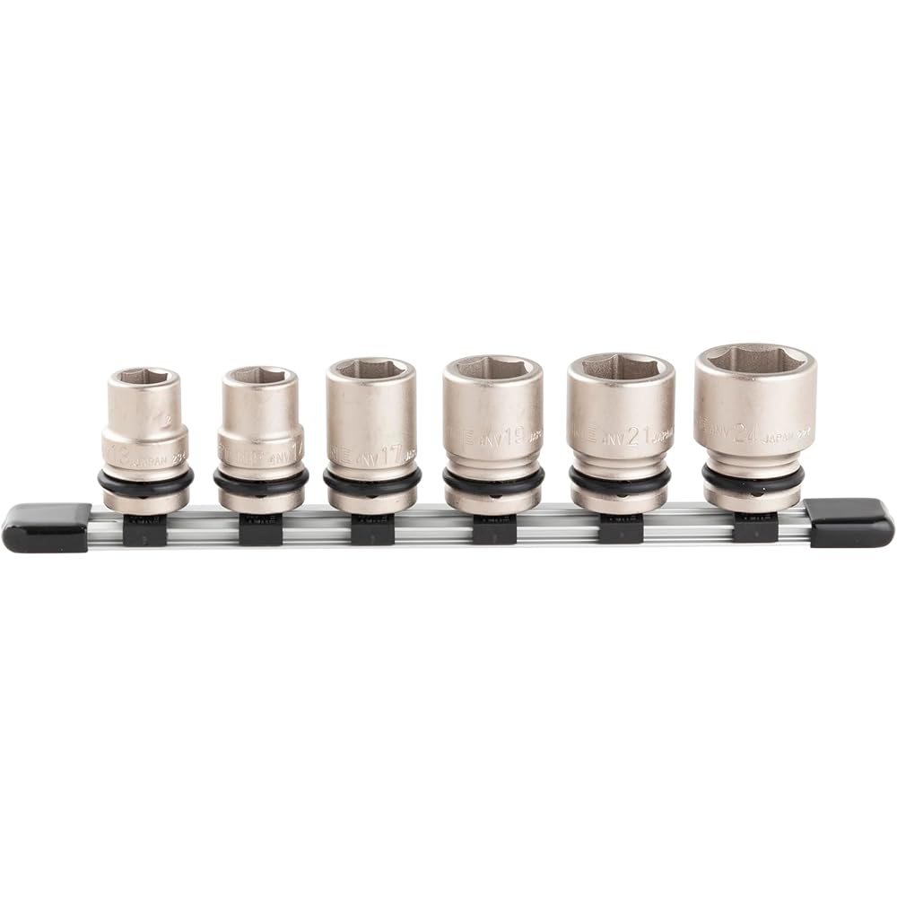 TONE Impact Socket Set with Holder 12.7mm (1/2 ) 6 Pieces