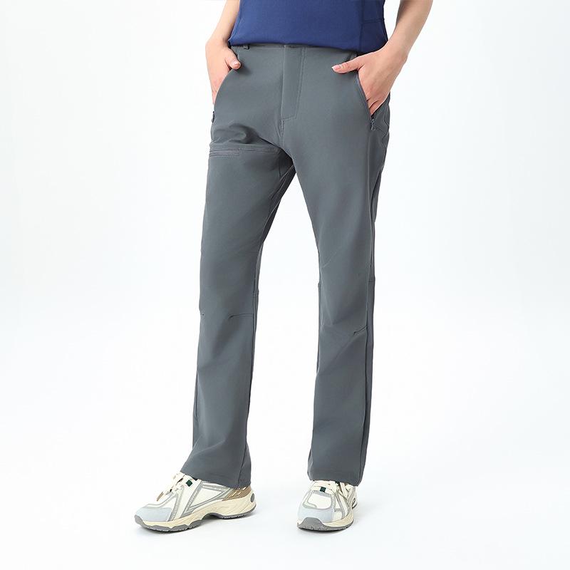 Pánské jarní/letní softshellové větruodolné kalhoty – Outdoorové, rychleschnoucí, antibakteriální, funkční kalhoty pro sport a horolezectví