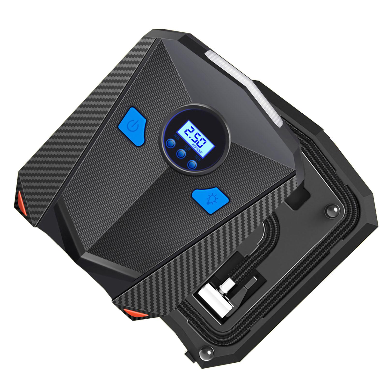 

Car Tire Inflator Pump Portable Air Compressor with LED Light for SUVs Vans Motorcycles Trucks Type 2